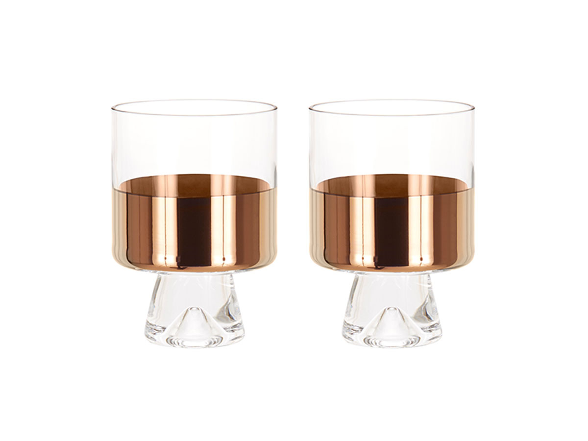 Tank Low Ball Glass 2P Copper